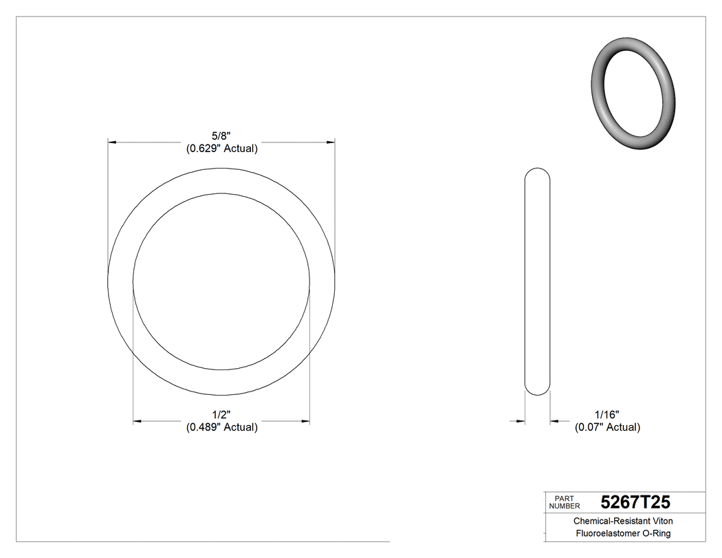 Technical drawing - 5267T25